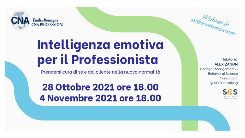 Intelligenza emotiva per il Professionista: webinar CNA Emilia-Romagna