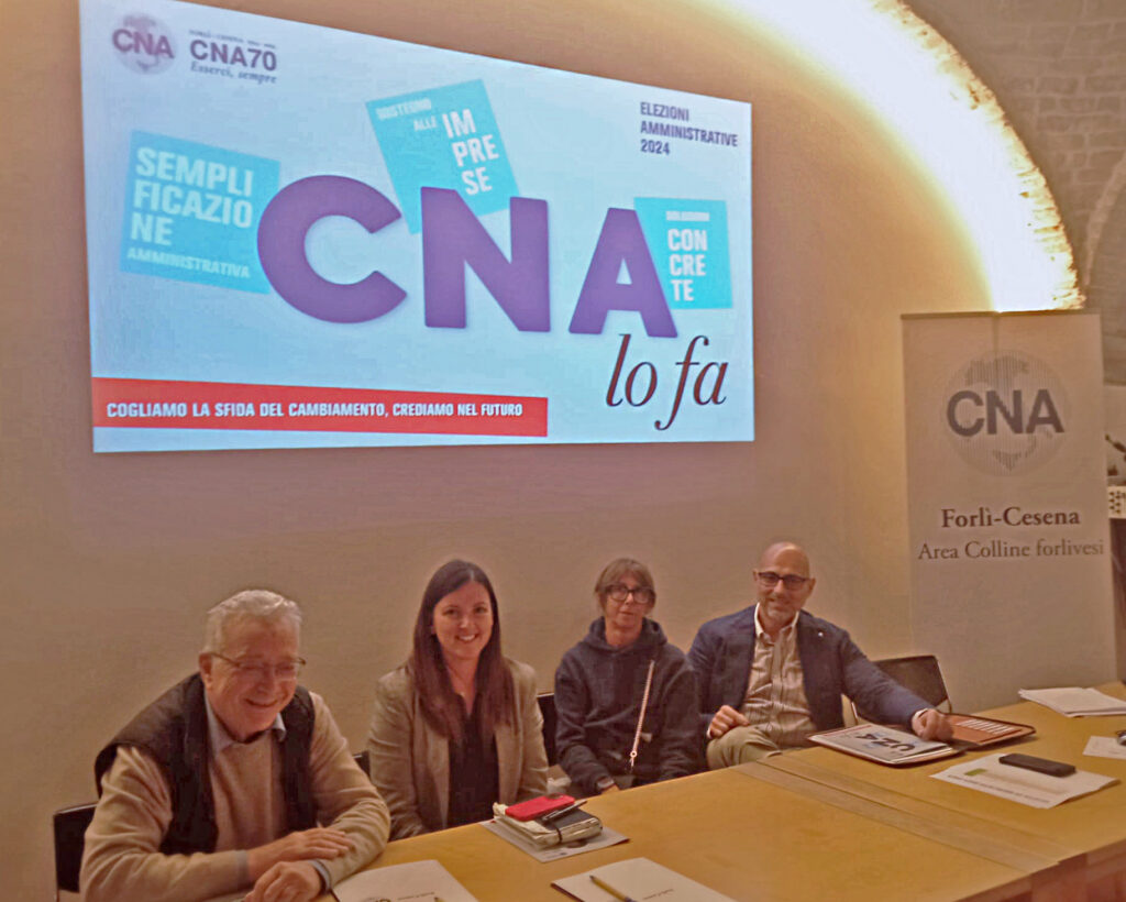 CNA Colline forlivesi ha incontrato i candidati a sindaco di Santa Sofia